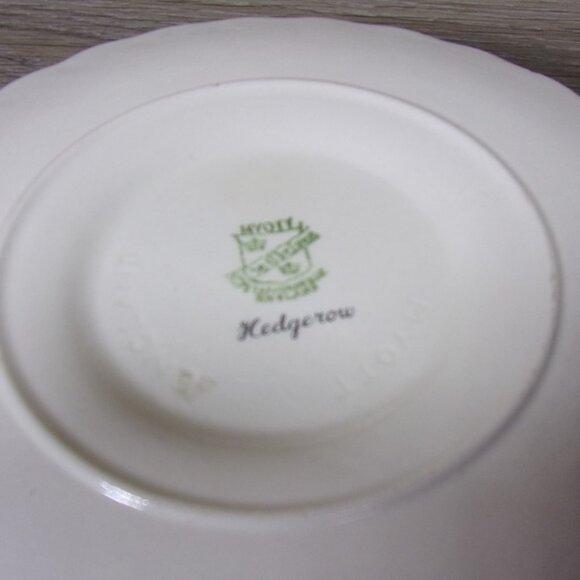 Vintage Holiday Gravy Boat Staffordshire with Underplate PRICE DROP $55 to $45 - Picture 5 of 6